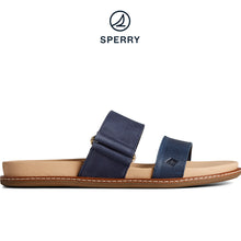 Load image into Gallery viewer, Sperry Women&#39;s Waveside PLUSHWAVE Slide Sandal - Navy (STS87356)
