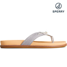 Load image into Gallery viewer, Sperry Women&#39;s Waveside PLUSHWAVE Thong Sandal - Grey (STS87360)
