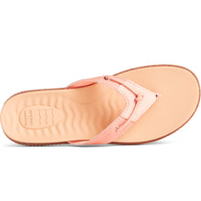 Load image into Gallery viewer, Sperry Women&#39;s Waveside PLUSHWAVE Thong Sandal - Peach (STS87362)
