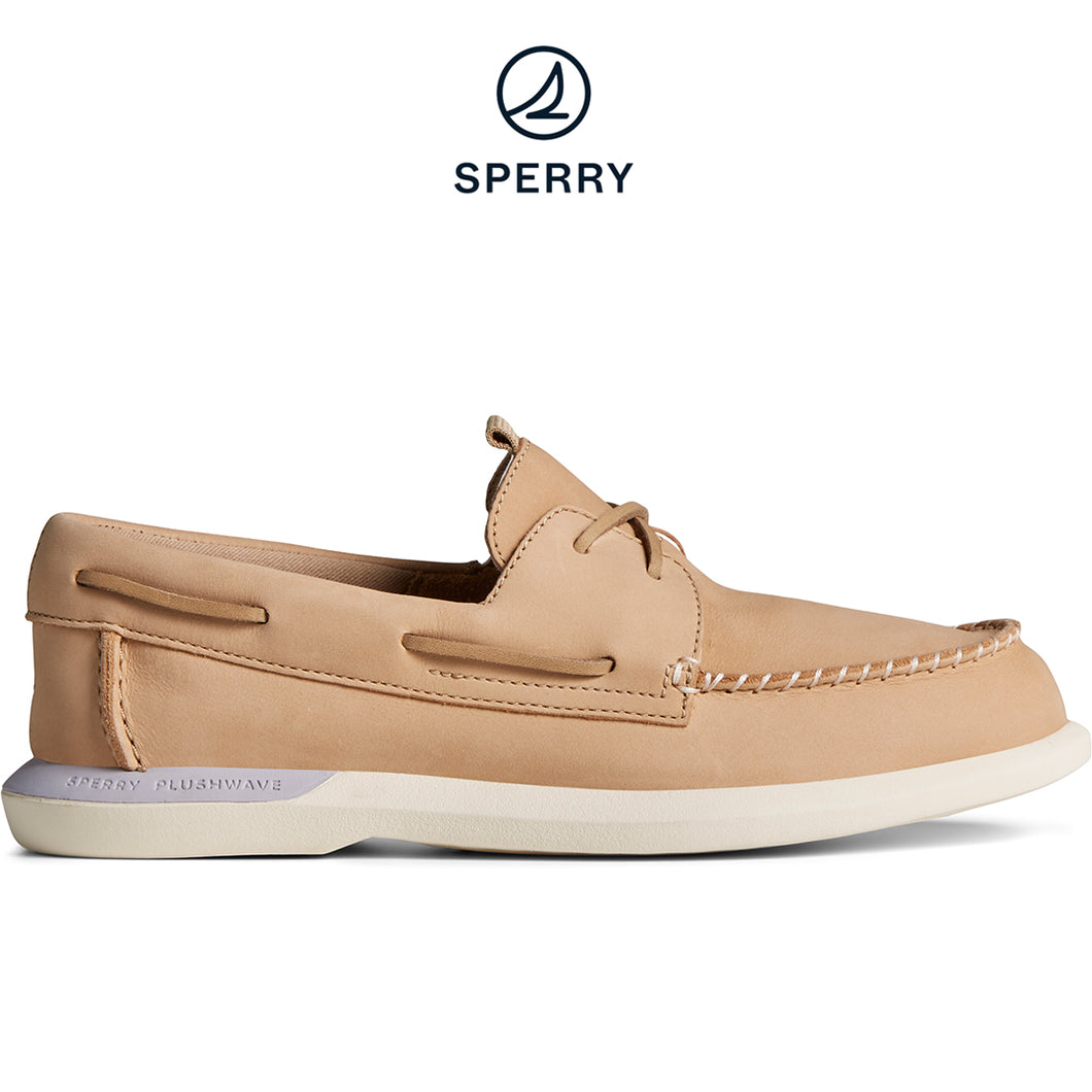 Sperry Women's Authentic Original PLUSHWAVE 2.0 Boat Shoe - Off White (STS87440)