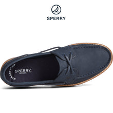 Load image into Gallery viewer, Sperry Women&#39;s Authentic Original Stacked Boat Shoe - Navy (STS87497)
