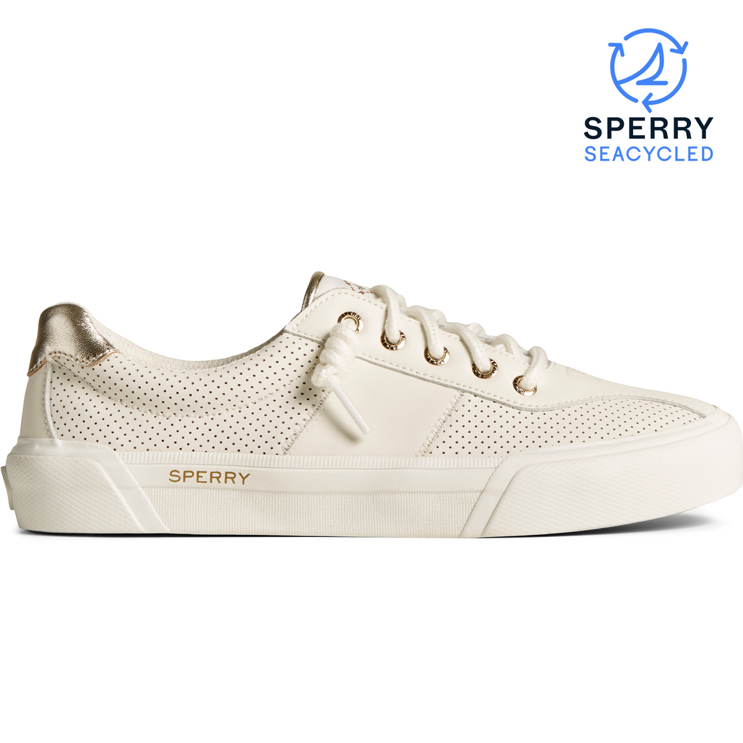Sperry Women's SeaCycled™ Soletide Racy Metallic Sneaker - Grey (STS87589)