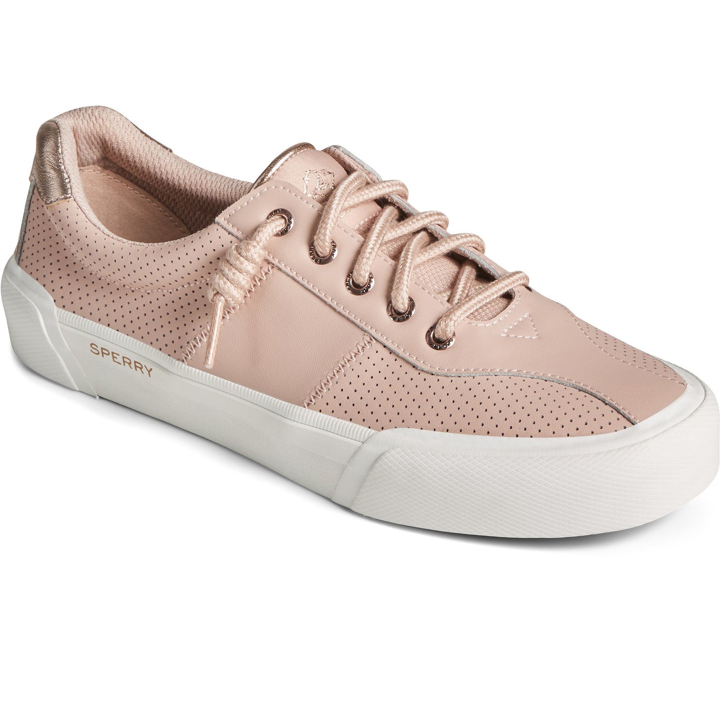 Sperry Women's SeaCycled™ Soletide Racy Metallic Sneaker - Rose (STS87590)