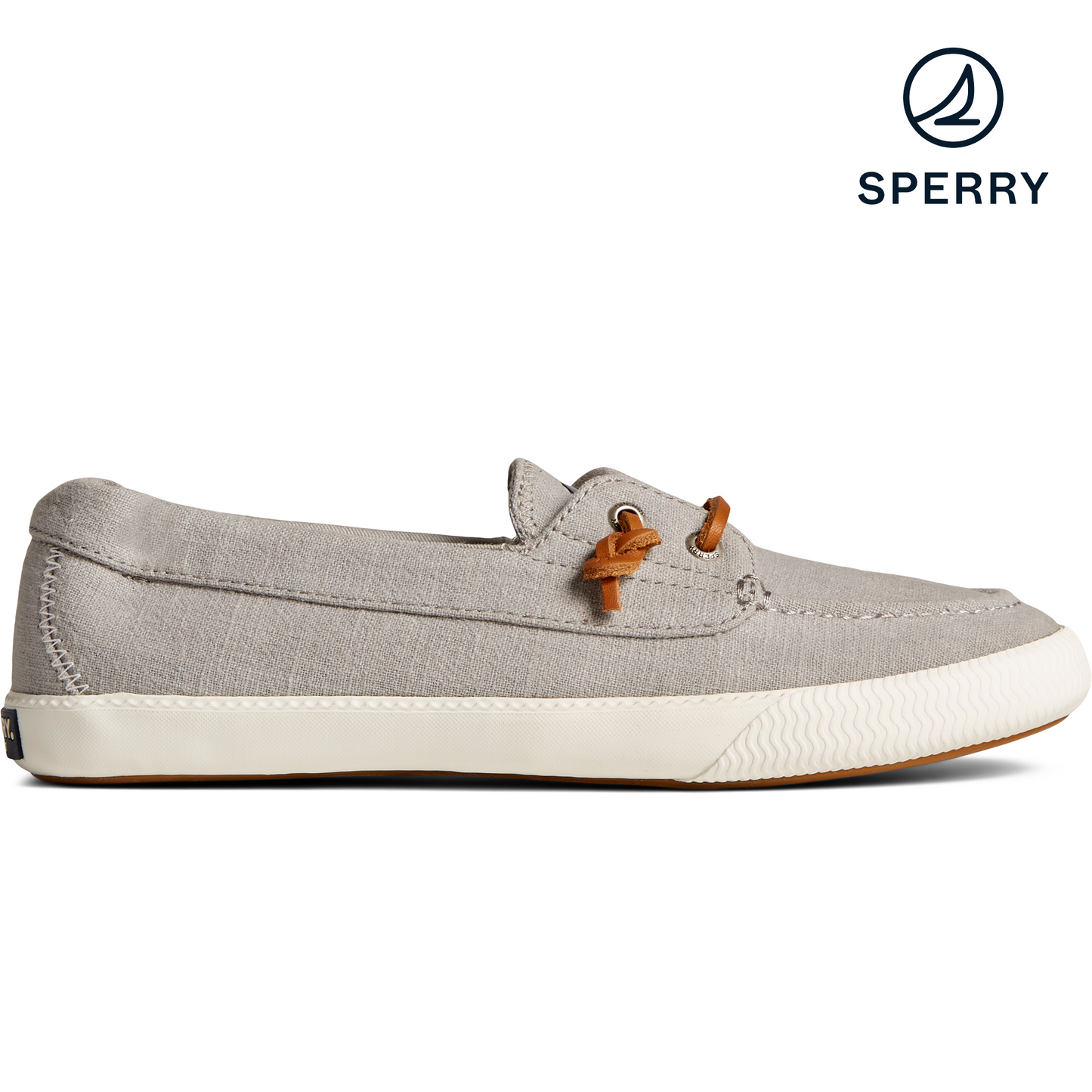 Sperry Women's Lounge Away 2 Boat Sneaker - Grey (STS87645)