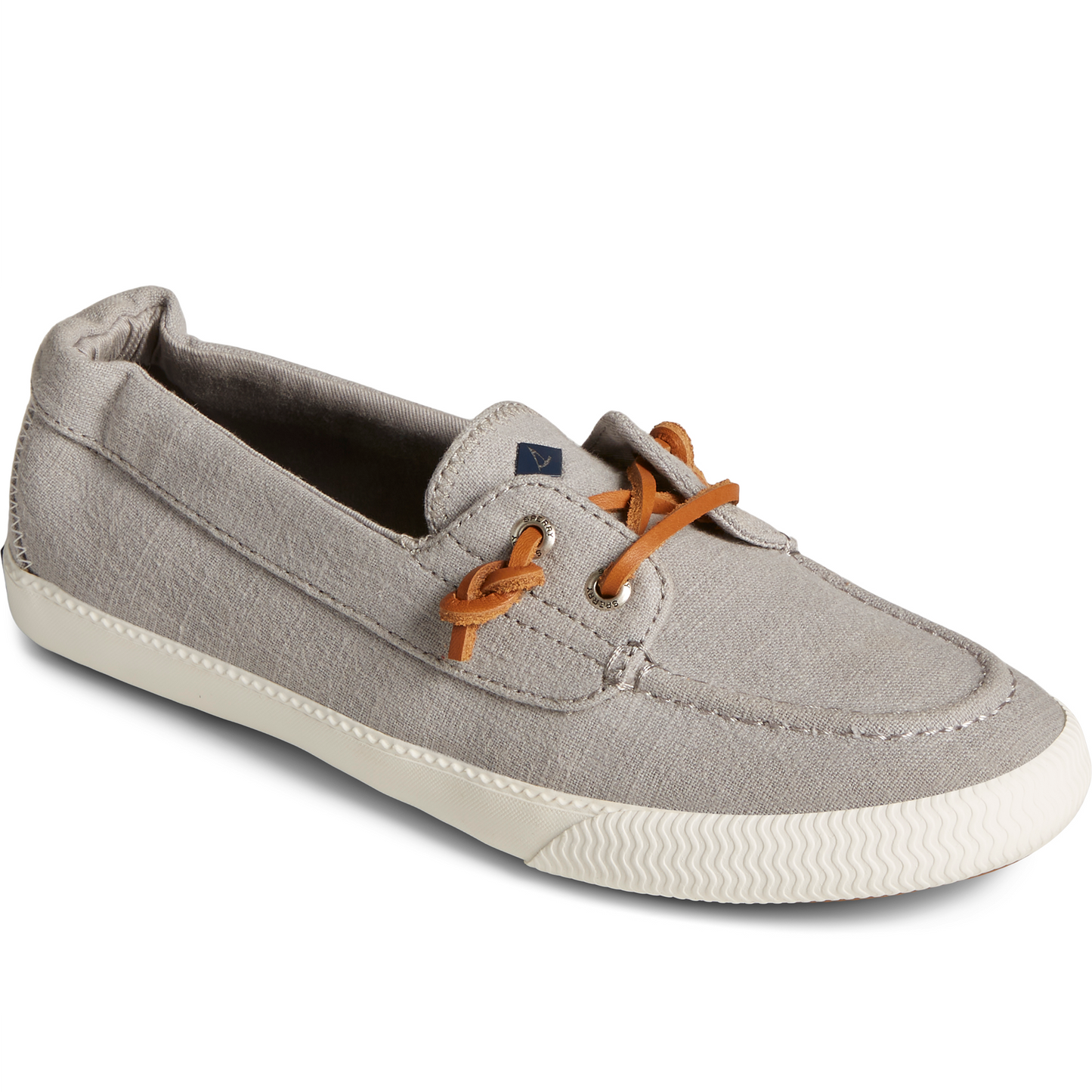 Sperry Women's Lounge Away 2 Boat Sneaker - Grey (STS87645)