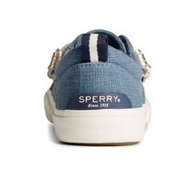 Load image into Gallery viewer, Sperry Women&#39;s Pier Wave Shimmer  Sneaker - Blue (STS87669)
