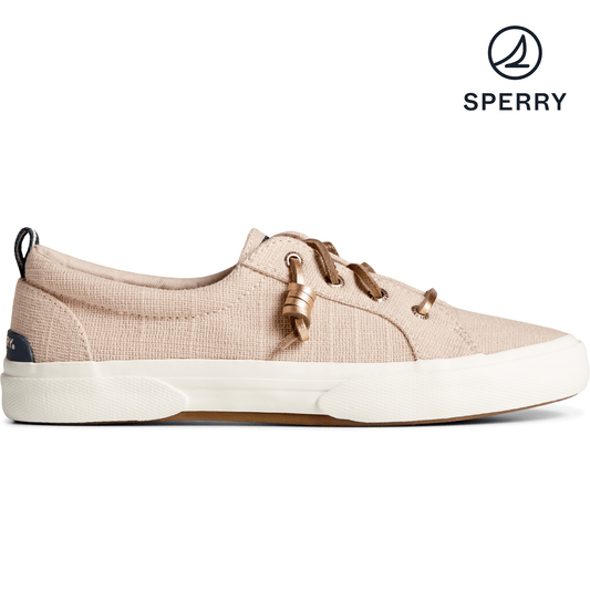 Sperry Women's Pier Wave Shimmer  Sneaker - Rose (STS87670)
