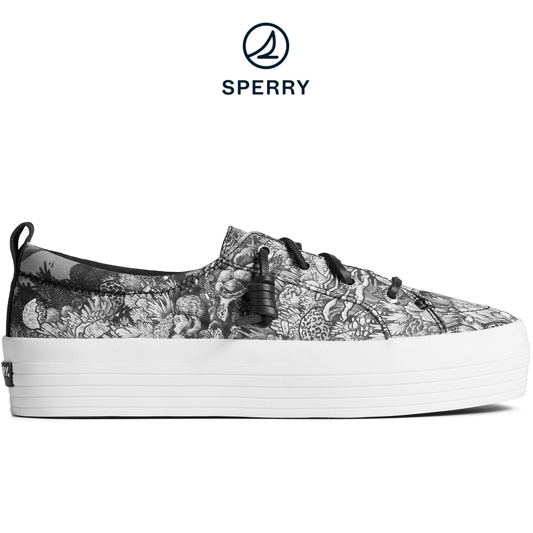 SPERRY Women's Sperry x Kerby Crest Vibe Platform Sneaker - Black (STS87739)
