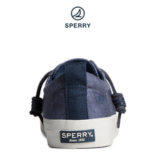 Load image into Gallery viewer, Sperry Crest Vibe Washed Jersey -Navy
