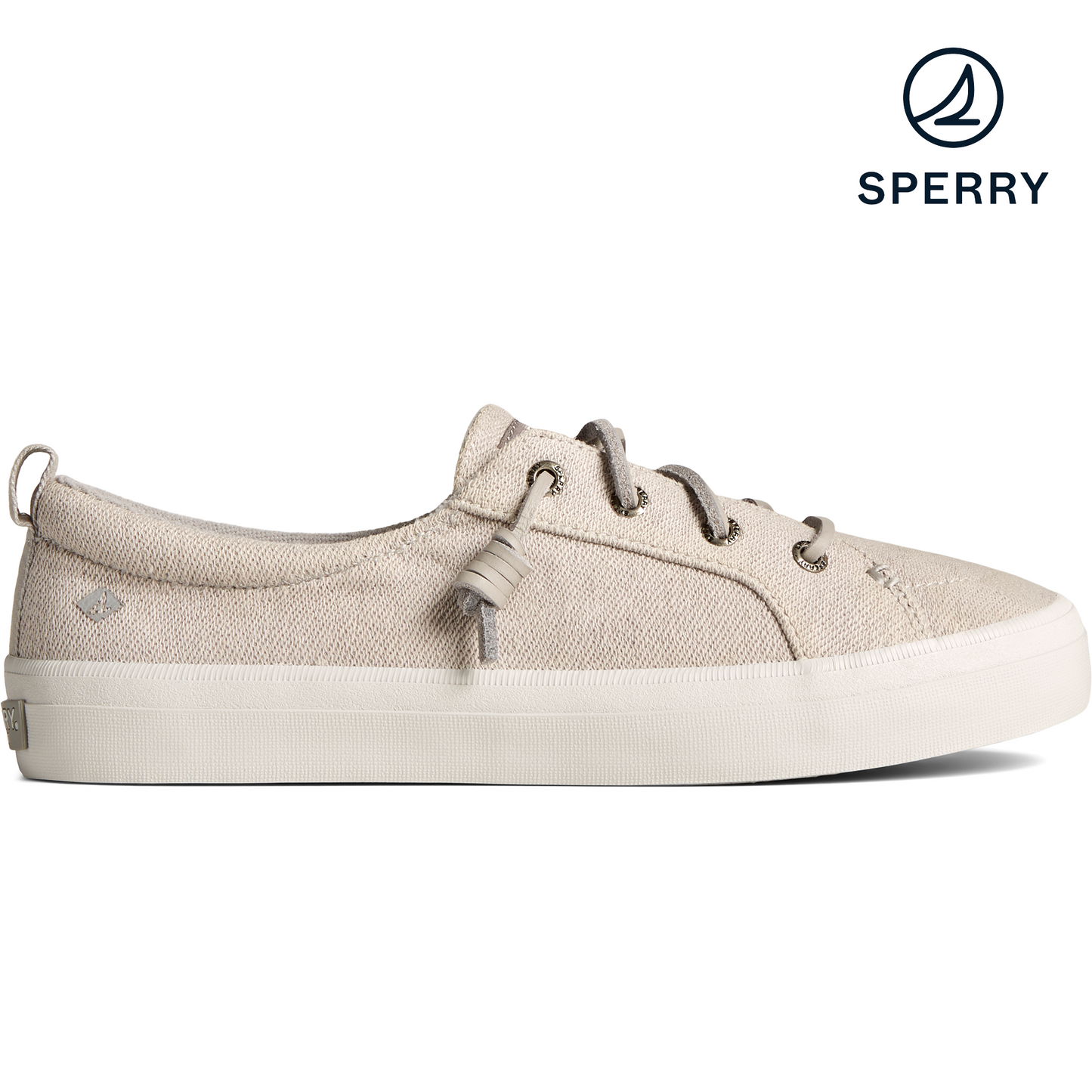 Sperry Women's Crest Vibe Washed Jersey - Grey (STS87797)