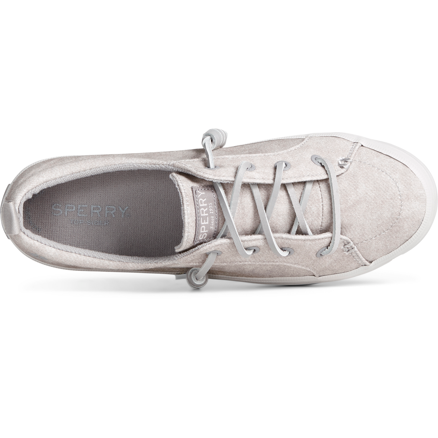 Sperry Women's Crest Vibe Washed Jersey - Grey (STS87797)