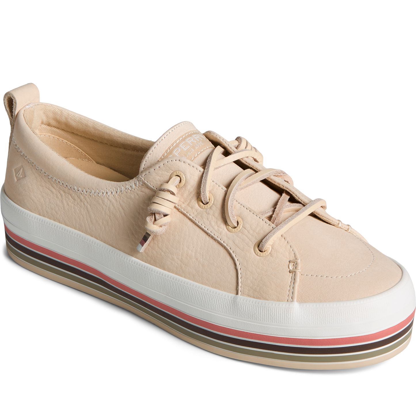 Sperry Women's Crest Triple Sneaker - Pink (STS87809)