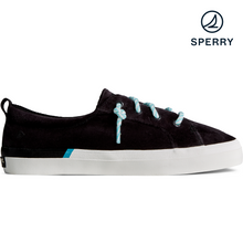 Load image into Gallery viewer, SPERRY Women&#39;s Crest Vibe Brushed Cotton Sneaker - Black (STS87859)

