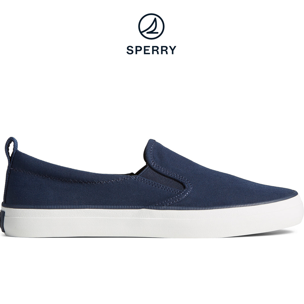 Sperry Women's SeaCycled™ Crest Twin Gore Canvas Sneaker Navy (STS88140)