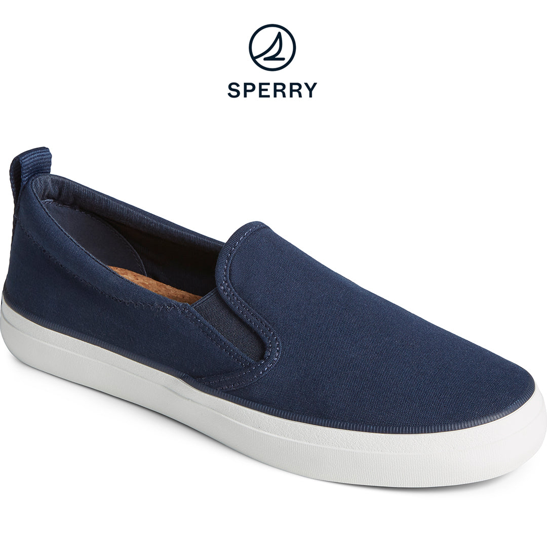 Sperry Women's SeaCycled™ Crest Twin Gore Canvas Sneaker Navy (STS88140)