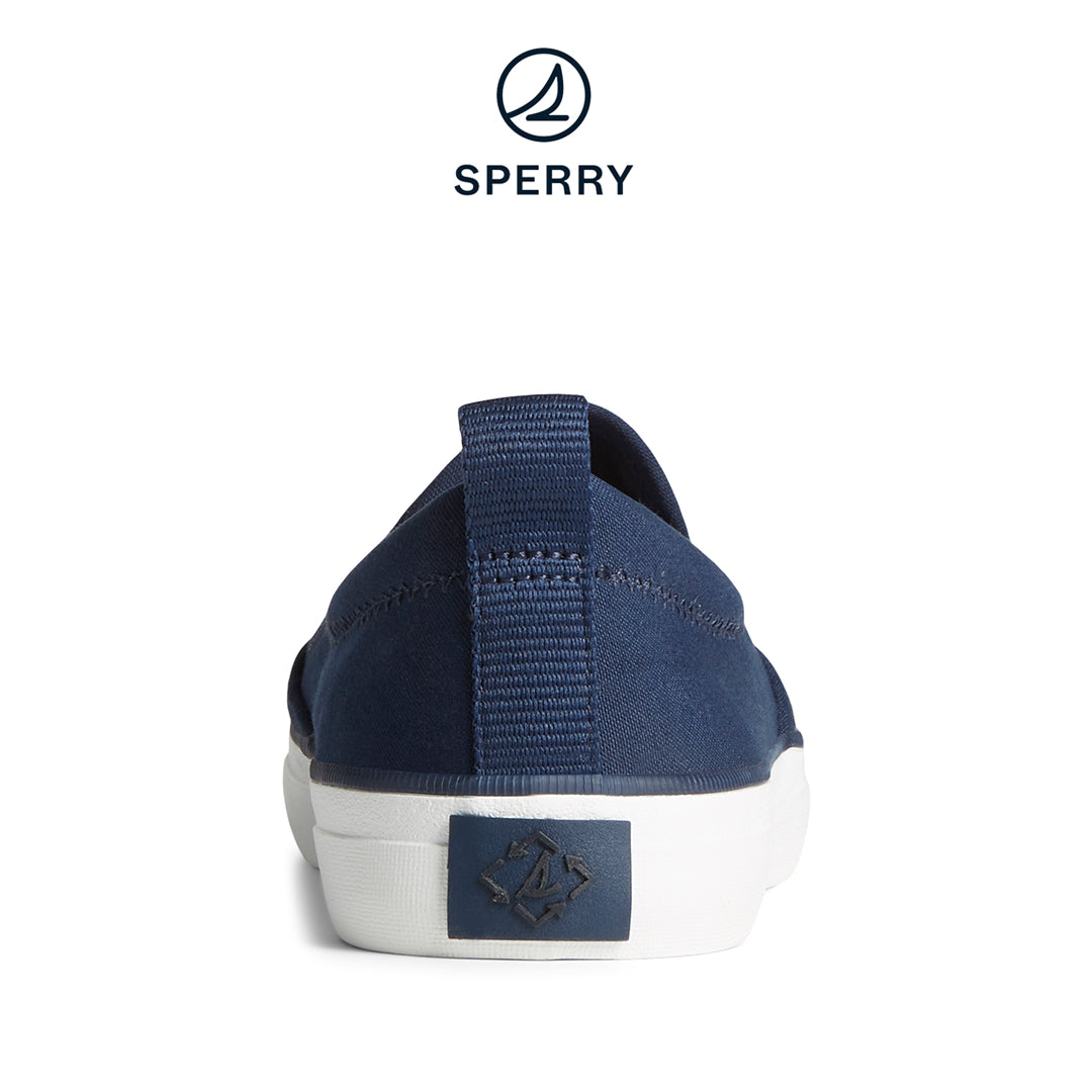 Sperry Women's SeaCycled™ Crest Twin Gore Canvas Sneaker Navy (STS88140)