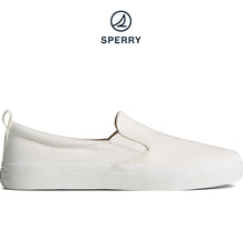 Load image into Gallery viewer, Sperry Women&#39;s SeaCycled™ Crest Twin Gore Canvas Sneaker White (STS88145)
