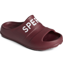 Load image into Gallery viewer, SPERRY Women&#39;s Float Slide Logo Sandal - Burgandy (STS88226)

