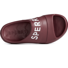 Load image into Gallery viewer, SPERRY Women&#39;s Float Slide Logo Sandal - Burgandy (STS88226)
