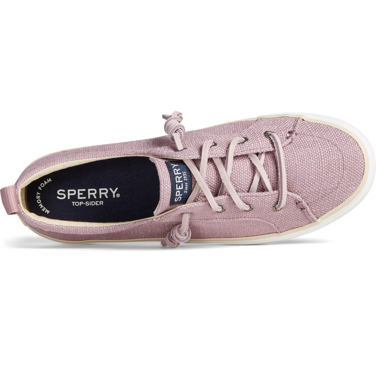 Sperry Women's Crest Vibe Hemp Sneaker - Lavender (STS88245)