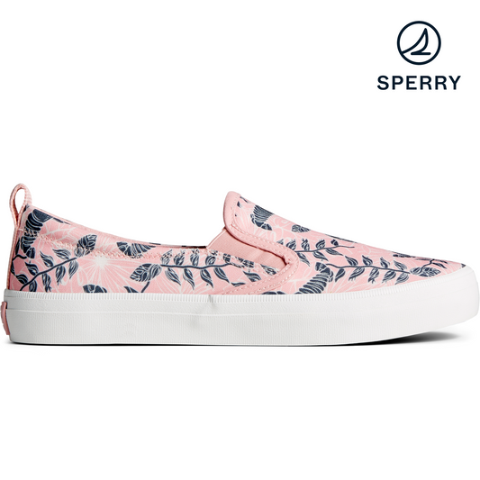 Sperry Women's Crest Twin Gore Resort Slip On Sneaker - Pink (STS88251)
