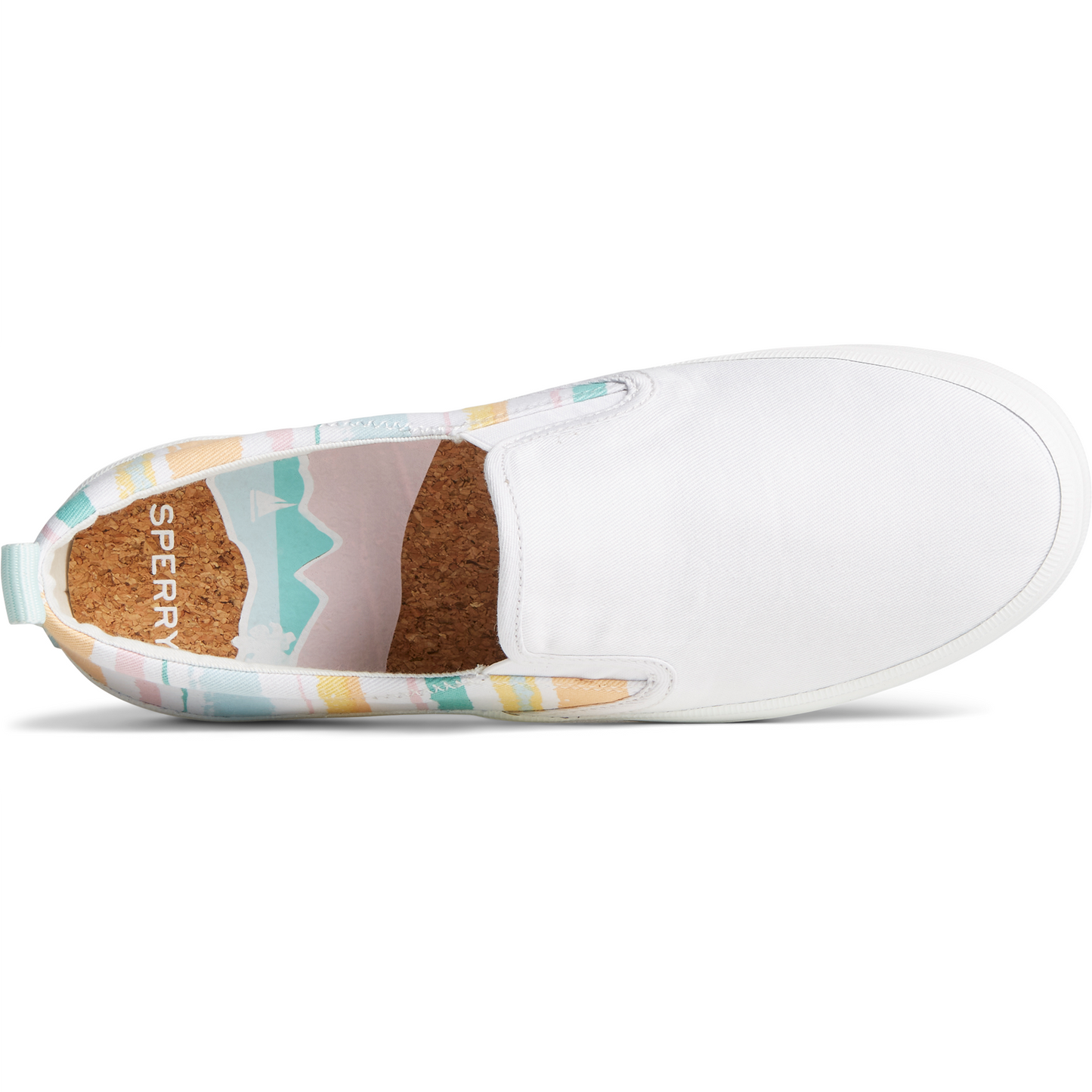 Sperry Women's Crest Twin Gore Resort Slip On Sneaker - White (STS88252)