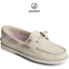 Load image into Gallery viewer, Sperry Women&#39;s Authentic Original™ 2-Eye Leather Boat Shoe Off White (STS88370)
