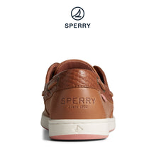 Load image into Gallery viewer, Sperry Women&#39;s Coastfish Embossed Leather Boat Shoe Brown (STS88411)
