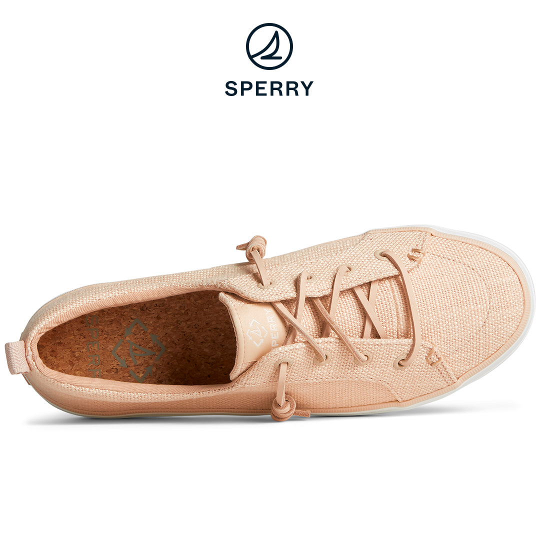 Sperry Women's Crest Vibe Baja Sneaker - Ivory (STS88463)