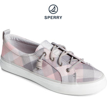 Load image into Gallery viewer, Women&#39;s SeaCycled™ Crest Vibe Gingham Sneaker Grey/Pink (STS88474)
