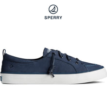 Load image into Gallery viewer, Sperry Women&#39;s Crest Vibe Washable Leather Sneaker Navy (STS88485)
