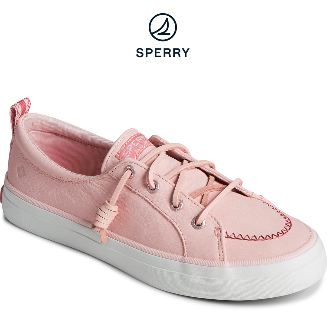 Sperry Women's Crest Vibe Washable Leather Sneaker Blush (STS88486)