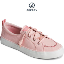 Load image into Gallery viewer, Sperry Women&#39;s Crest Vibe Washable Leather Sneaker Blush (STS88486)
