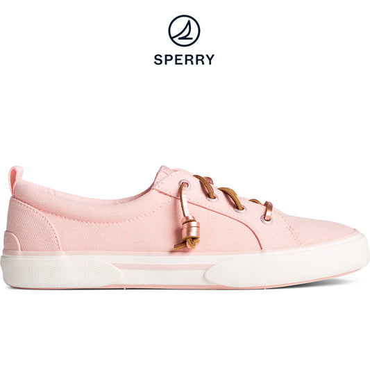 Sperry Women's Pier Wave Iridescent Sparkle Sneaker Blush (STS88554)