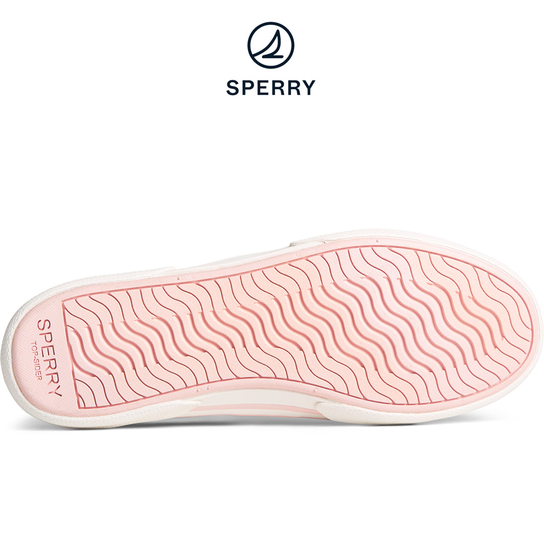 Sperry Women's Pier Wave Iridescent Sparkle Sneaker Blush (STS88554)