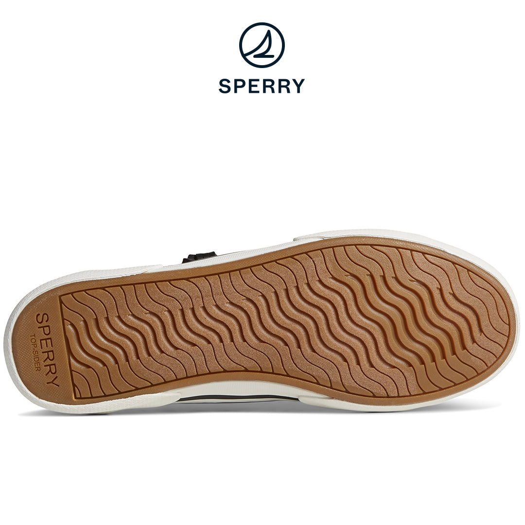 Sperry Women's SeaCycled™  Pier Wave Baja Sneaker Black (STS88565)
