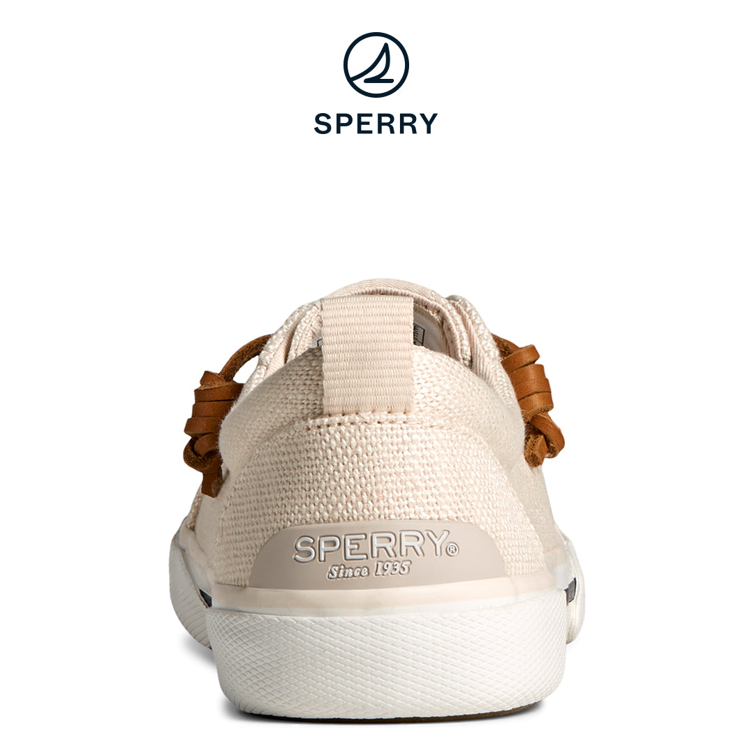 Sperry Women's SeaCycled™  Pier Wave Baja Sneaker Bone (STS88566)