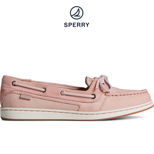 Sperry Women's Starfish Palm Emboss 1-Eye Boat Shoe Rose (STS88615)