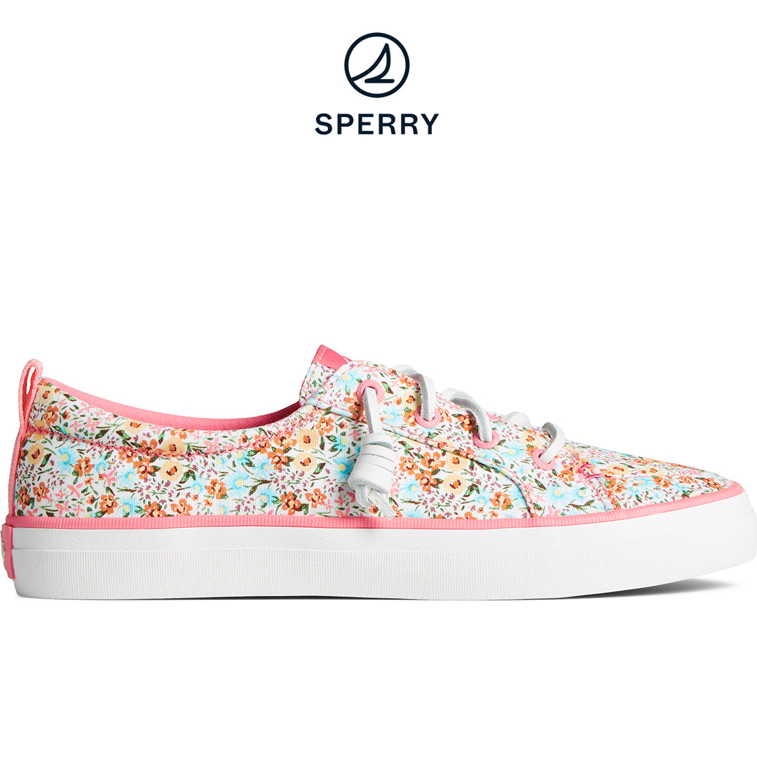 Sperry Women's SeaCycled™ Crest Vibe Floral Sneaker Pink Multi (STS88679)