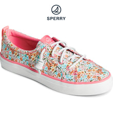 Load image into Gallery viewer, Sperry Women&#39;s SeaCycled™ Crest Vibe Floral Sneaker Pink Multi (STS88679)
