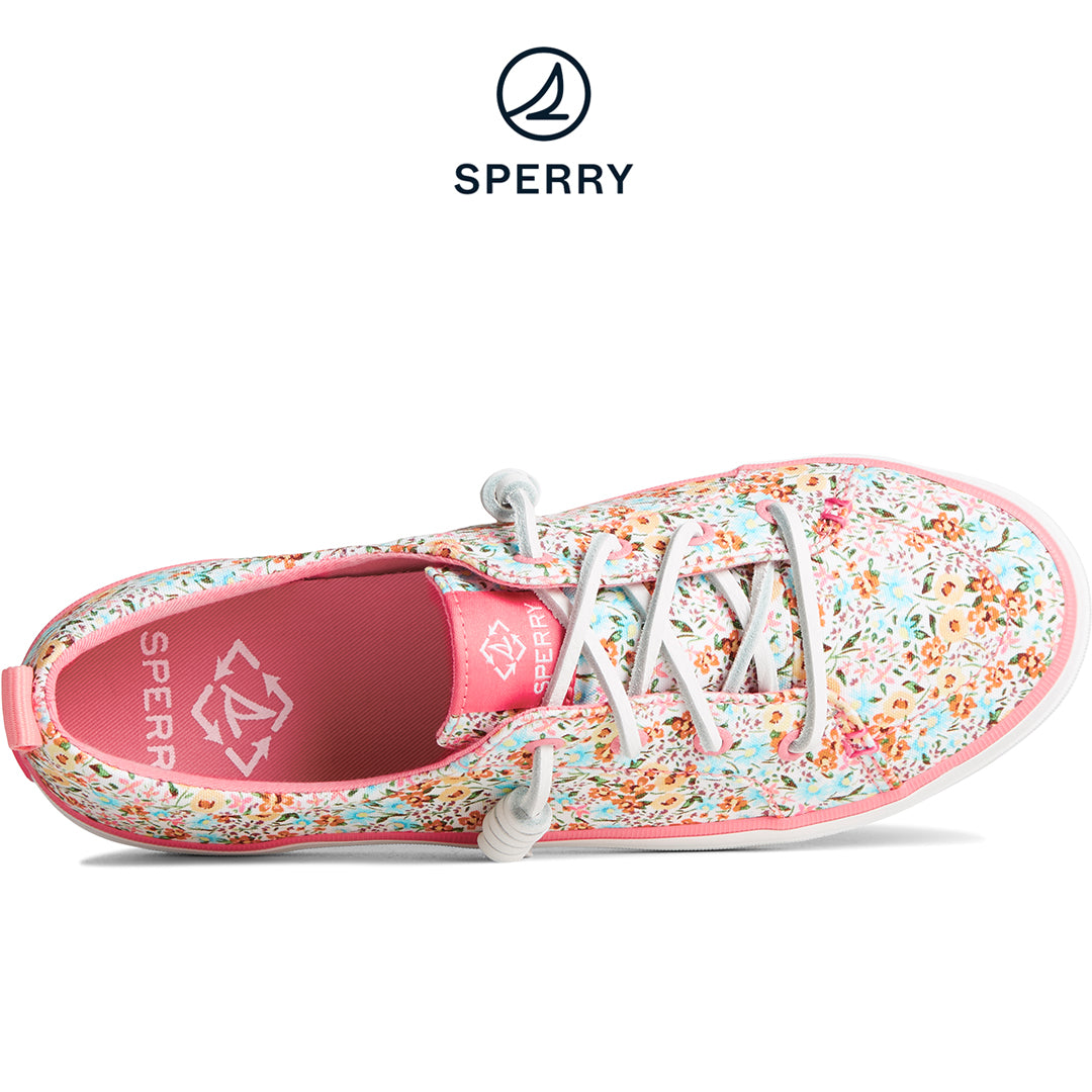 Sperry Women's SeaCycled™ Crest Vibe Floral Sneaker Pink Multi (STS88679)