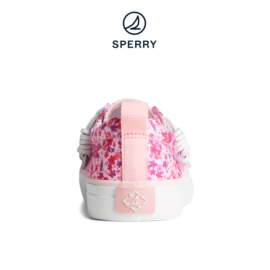 Sperry Women's SeaCycled™ Crest Vibe Floral Sneaker Pink (STS88681)