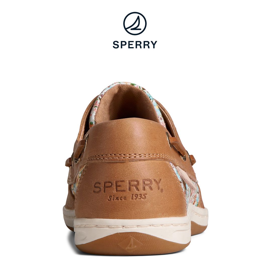 Sperry Women's Koifish Ditsy Floral Boat Shoe Tan (STS88691)