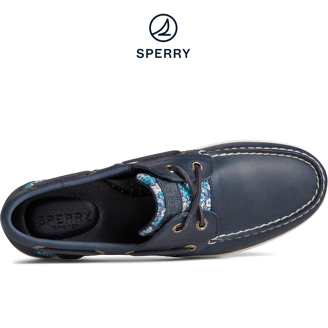 Sperry Women's Koifish Ditsy Floral Boat Shoe Navy (STS88692)