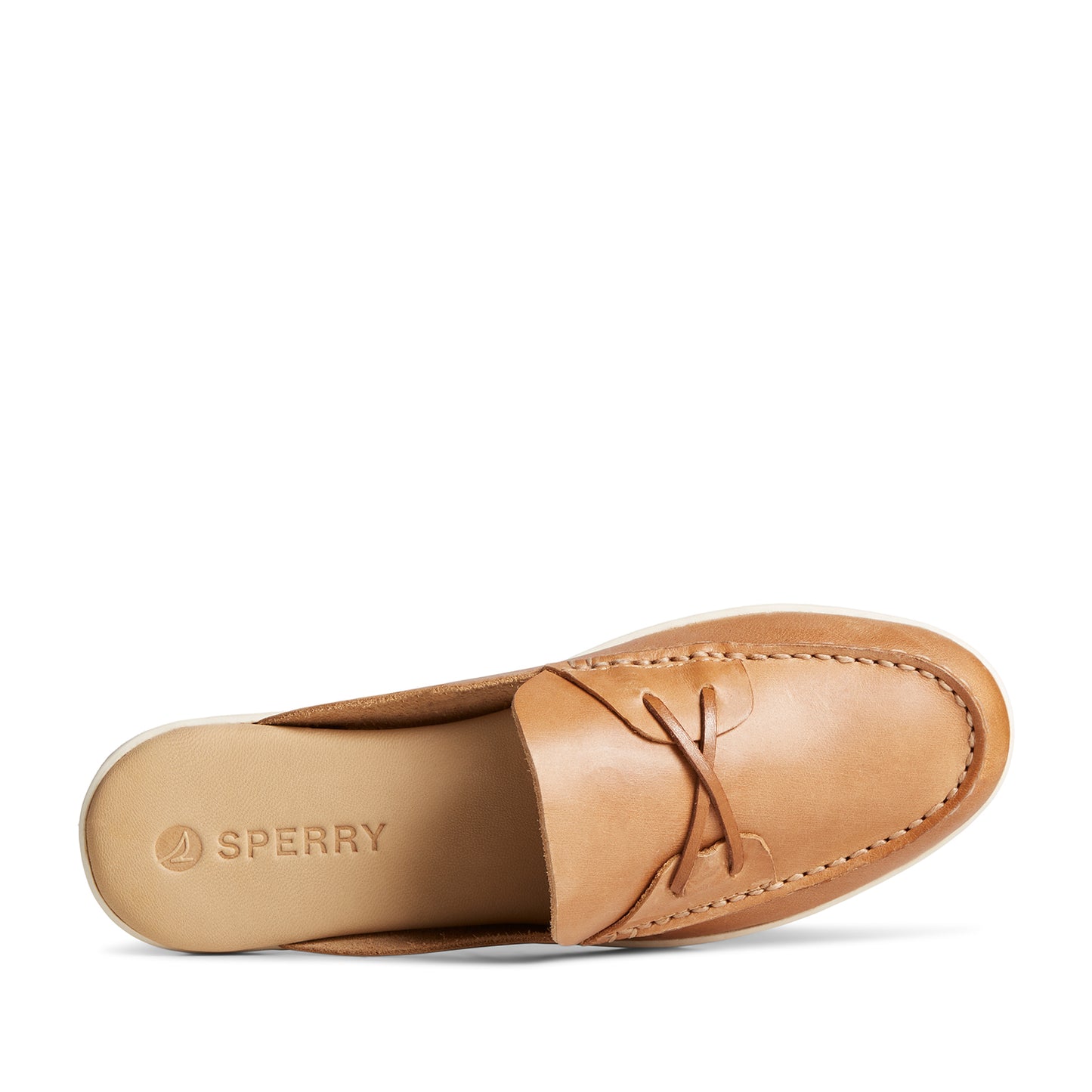 Sperry Women's Mulefish Leather Boat Shoes Topsider - Tan (24F003420)