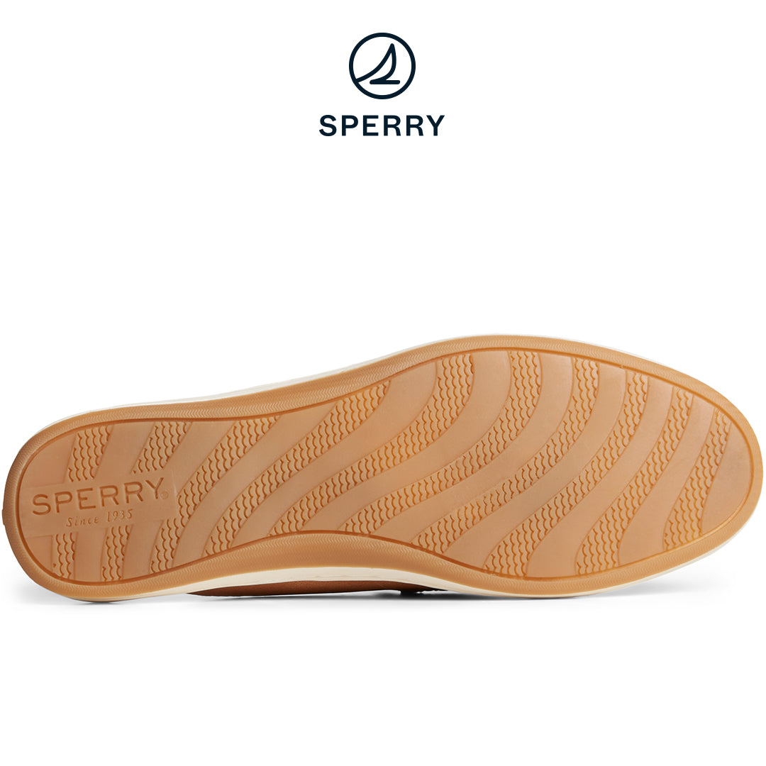 Sperry Women's Mulefish Leather Boat Shoe Tan (STS88718)