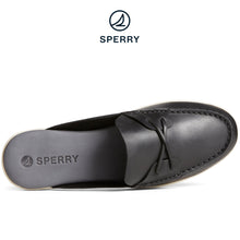 Load image into Gallery viewer, Sperry Women&#39;s Mulefish Leather Boat Shoe Black (STS88719)
