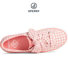 Load image into Gallery viewer, Sperry Women&#39;s SeaCycled™ Crest Vibe Gingham Sneaker Pink (STS88725)
