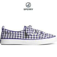 Load image into Gallery viewer, Women&#39;s SeaCycled™ Crest Vibe Gingham Sneaker Blue (STS88726)
