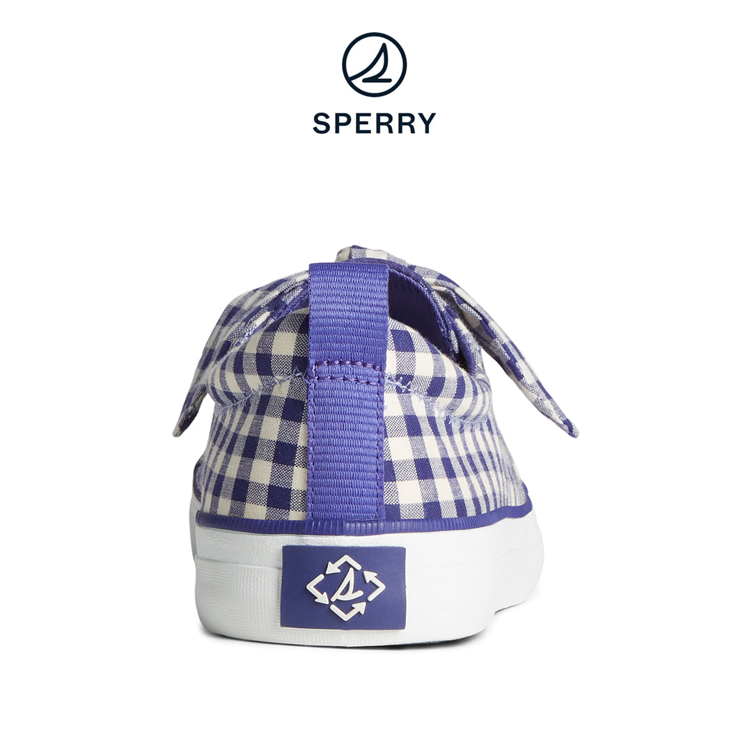 Sperry Women's SeaCycled™ Crest Vibe Gingham Sneaker Blue (STS88726)